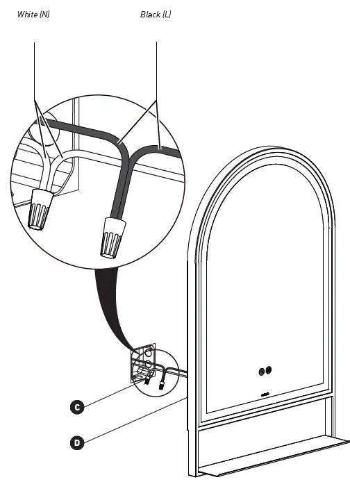 artika-WMIRH-ARCHS-Arturo-LED-Mirror-Black -FIG-6