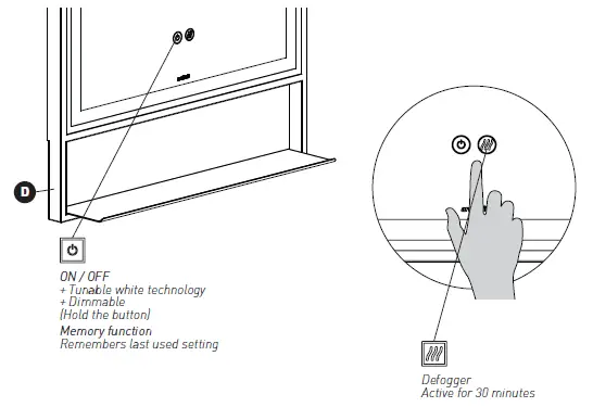 artika-WMIRH-ARCHS-Arturo-LED-Mirror-Black -FIG-8