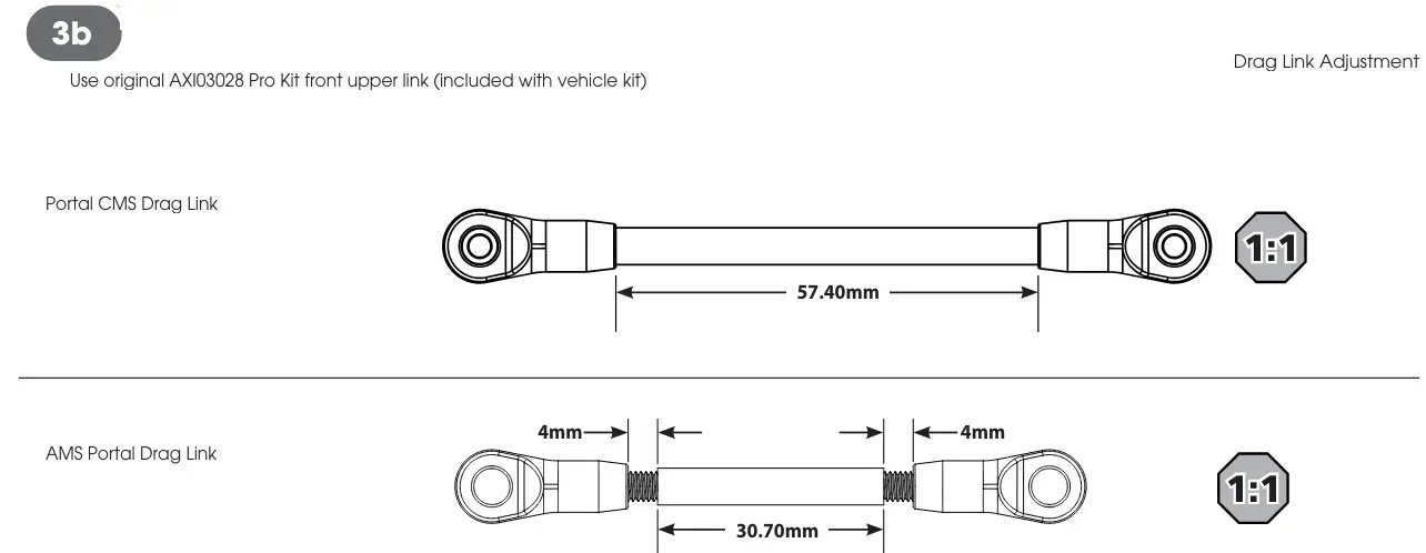 axial SCX10 Pro Portal Axle Kit - Fig 3