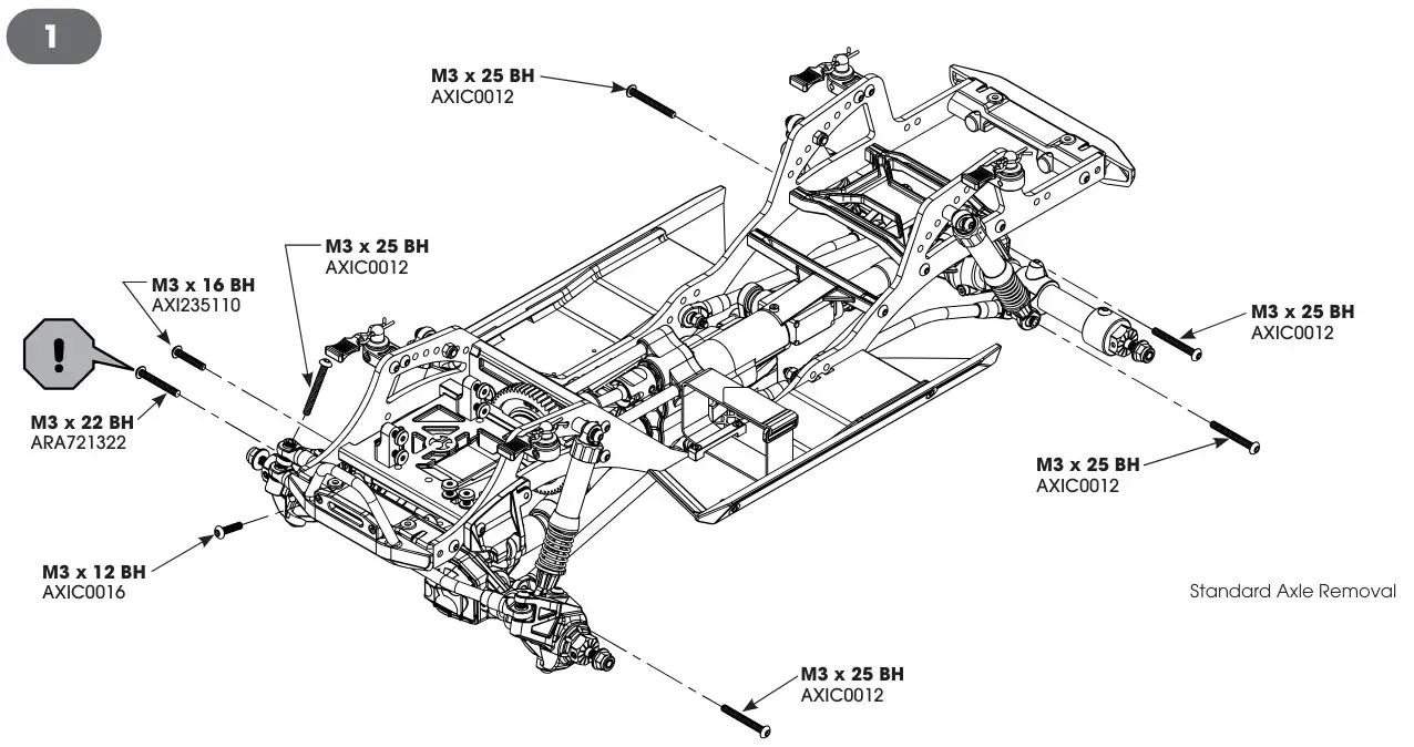 axial SCX10 Pro Portal Axle Kit - Fig