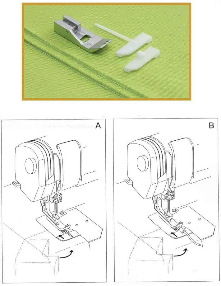 baby lock BLE8-PTF Pintuck Foot - fig 1