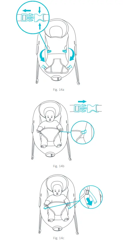 baby trend BC20xxxS Smart Steps EZ Bouncer - ASSEMBLY 10