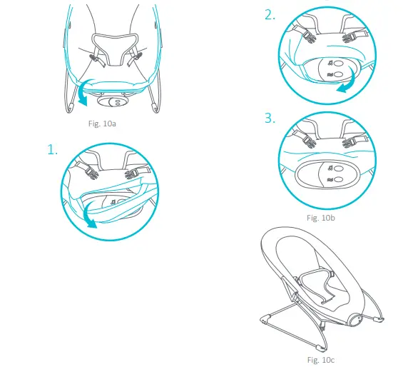baby trend BC20xxxS Smart Steps EZ Bouncer - ASSEMBLY 8