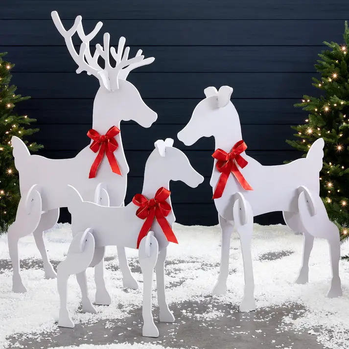 bcp-SKY6584-3-Piece-Reindeer-Family-Silhouette-Yard-Decoration-product