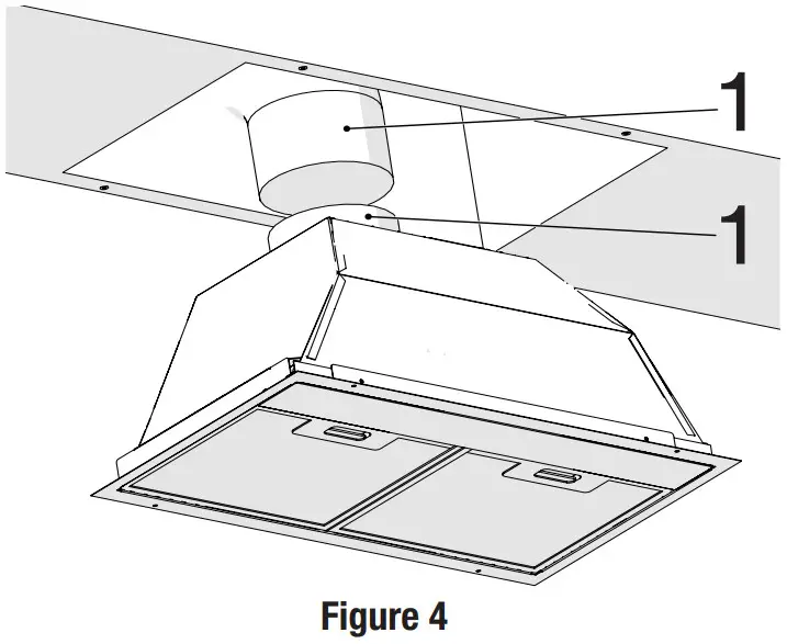 beko HNU51311S Cooker Hood - mounting holes 3