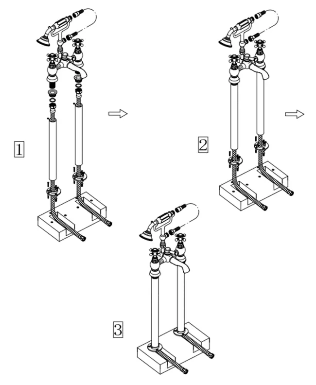better bathrooms 27771 Stand Pipes - Installation