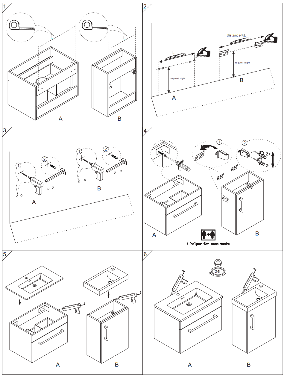 fixings in box