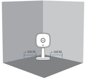 Camera can be placed on a table