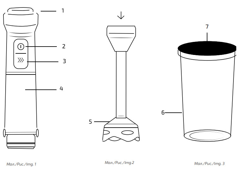 cecotec 04291 Hand Blender Powerful Titanium - Fig 2