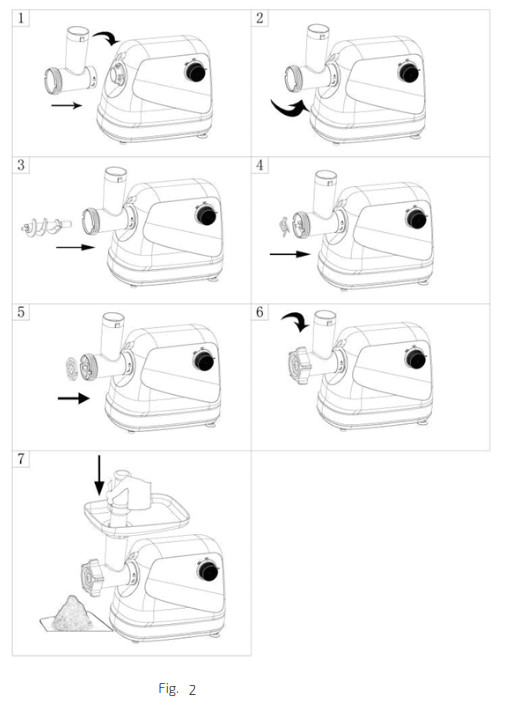 cecotec Crusher 1400 Meat Grinder - Fig2