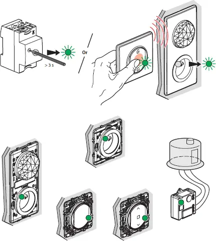 configuration button