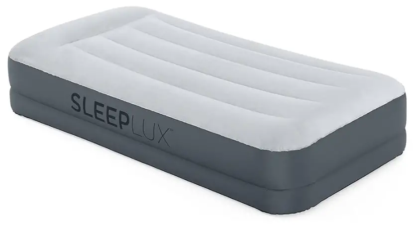SleepLux B08F2S1W6S Twin Air Mattress Supersoft Snugable Top Extra Durable Tough Guard