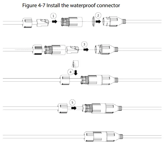dahua IPC HFW1239DQ Bullet Network Camera - connector