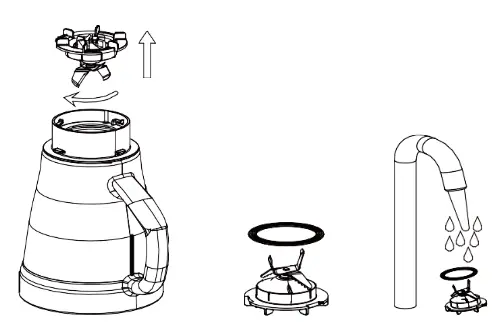 dvras TB 505B Series Juicer Blender - BLADE BASE