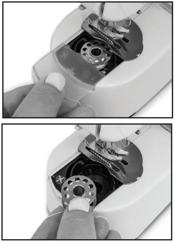dynollc 01774 Handheld Sewing Machine - BOTTOM BOBBIN