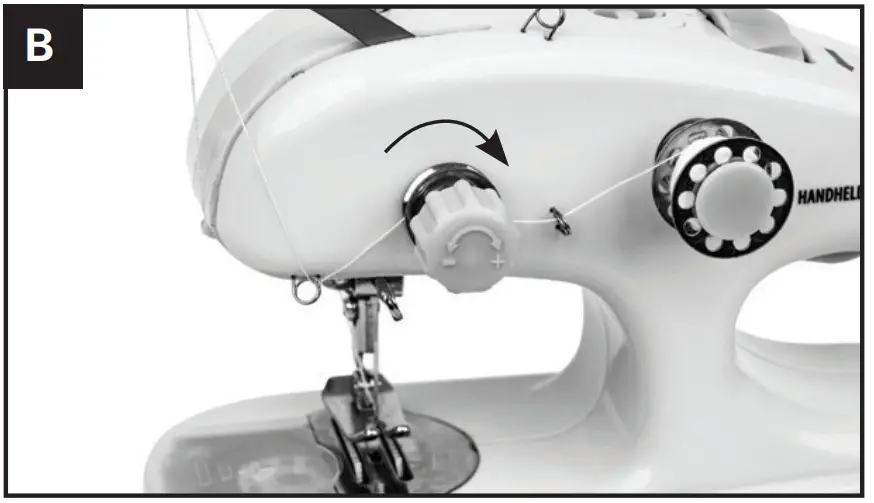 dynollc 01774 Handheld Sewing Machine - upper tension