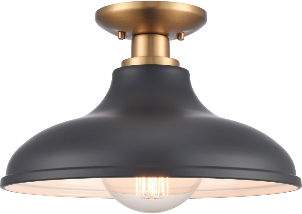 elk HOME-89284-1-Inch-Brushed-Gold-Semi-Flush-Mount-Ceiling-Light-FIG-1