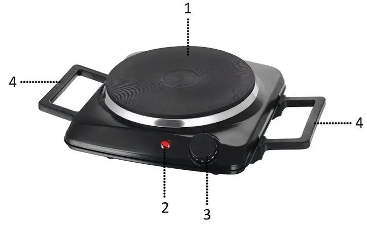 emerio HP-116026.2 Single Hot Plate - fig 1