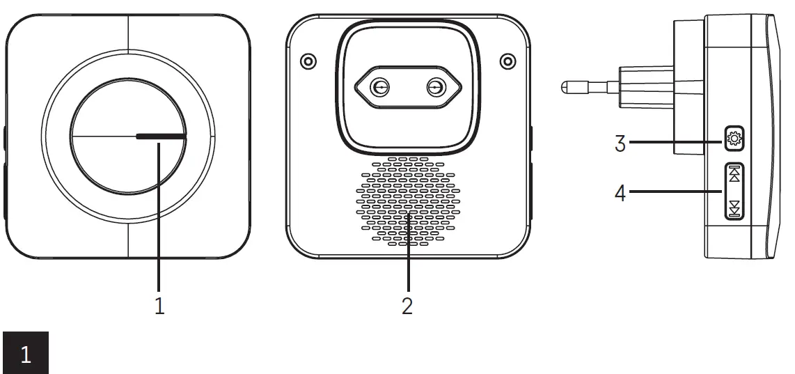 emos P5729B Wireless Door Chime 1