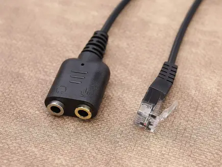 equip 147944 RJ9 to 3.5mm Headset Audio Adapter A2