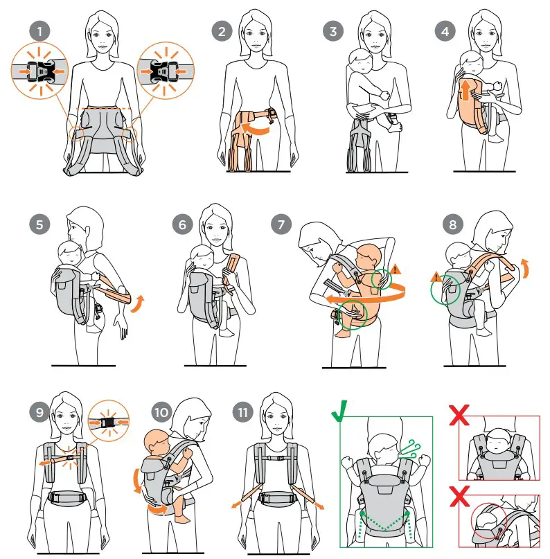 ergobaby Omni Breeze Baby Carrier - figure 21