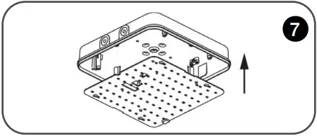 eurotech lighting SBSE Square Knockout Emergency LED Bulkhead 9