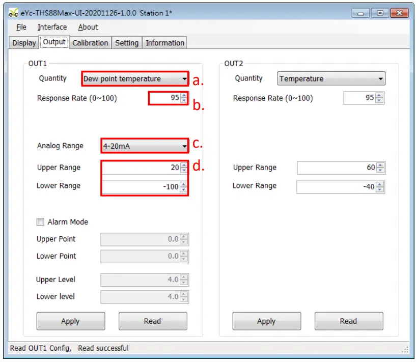 Software and calibration operation step