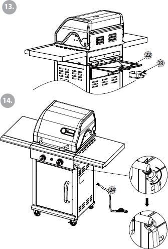 grill setup