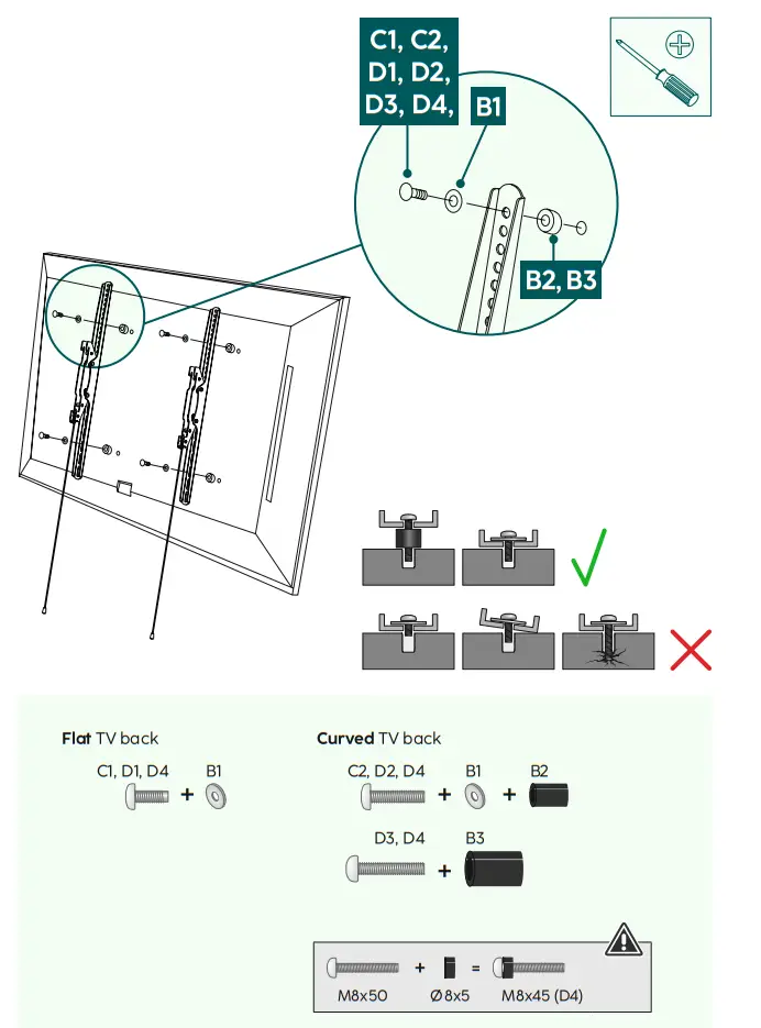 hama 00 220844 TV Wall Bracket - wall3