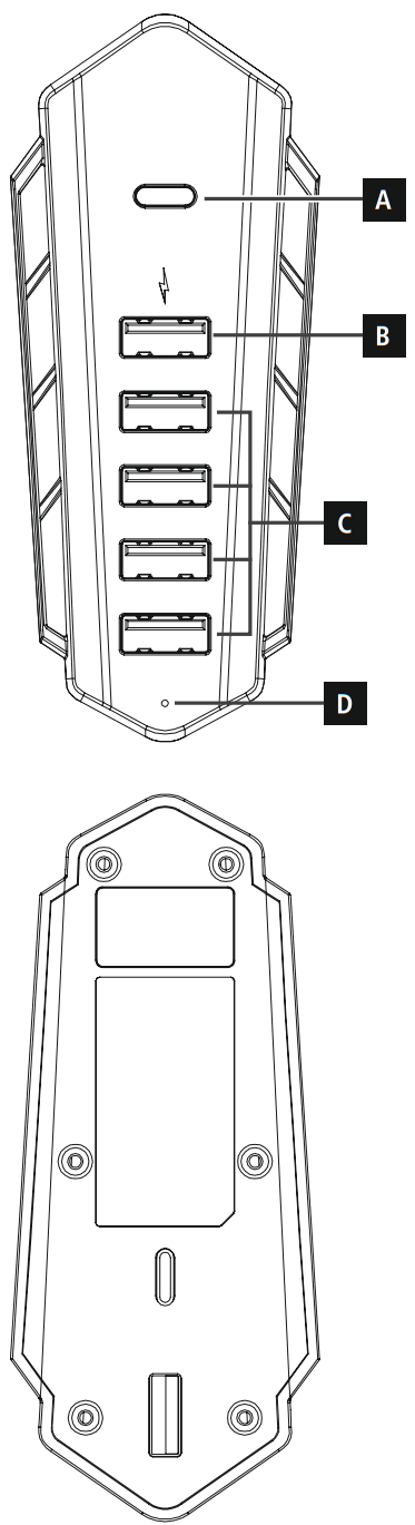 hama 00054406 6 In 1 USB Hub - fig