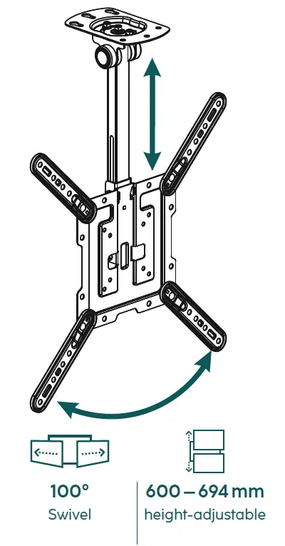 hama-00220877-TV-Ceiling-Bracket-FIG-20