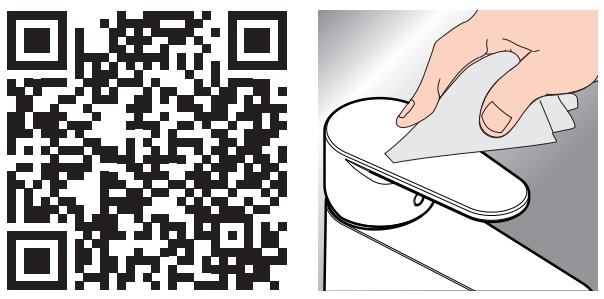 hansgrohe 26843XXX Rainfinity Wall Connection with Shower Holder - qr code