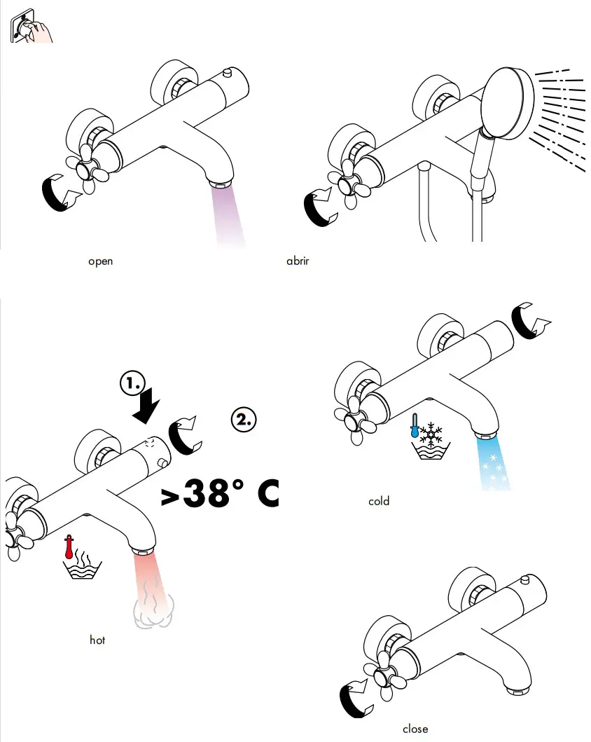 hansgrohe AXOR Montreux, Carlton, Terrano, Citterio Mixers - fig 5