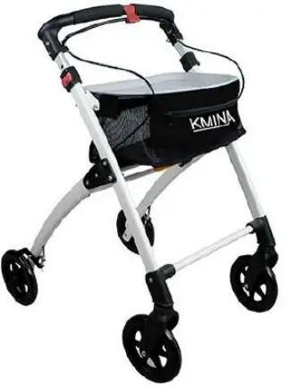 KMINA PRO K10009 Folding Rollator Walker for Elderly
