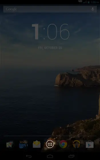 Home Screen select Apps