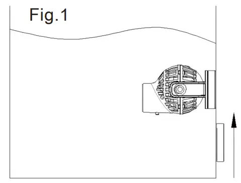 hygger HG017 Circulation and Wave Pump - wall and hold