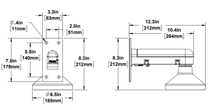 i pro pwm485aw-wall mount- bracket-fig-10