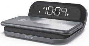 iHome iW18 Bedside or Office Clock with Dual Charging