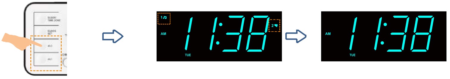 iTOMA CKS207 Alarm Clock Radio Wireless Charging Digital Clock - fig 9