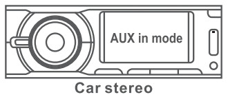 ibxShow T86 Bluetooth Car Adapter - AUX mode