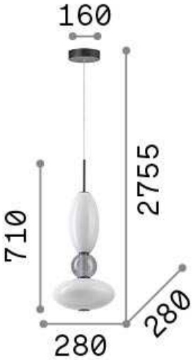 ideal lux LUMIERE Indoor Suspensions - Technical info