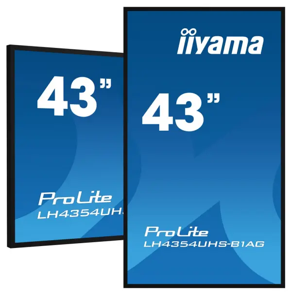 iiyama LH4354UHS-B1AG 43 Inch 4K UHD Professional Digital Signage Display 