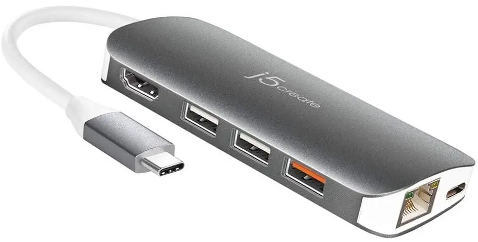 j5create JCD371 USB-C 5-in-1 Mini Hub