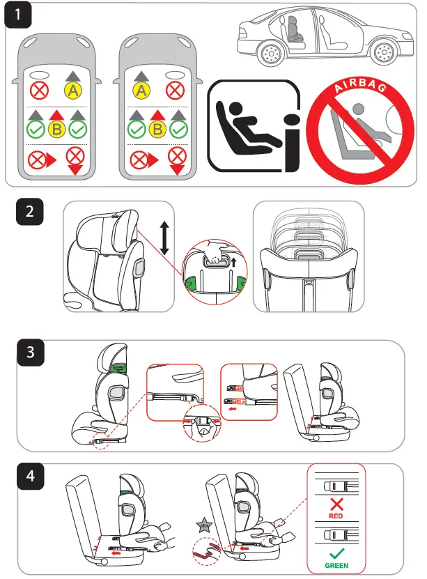 kikka boo i-Track Car Seat 2