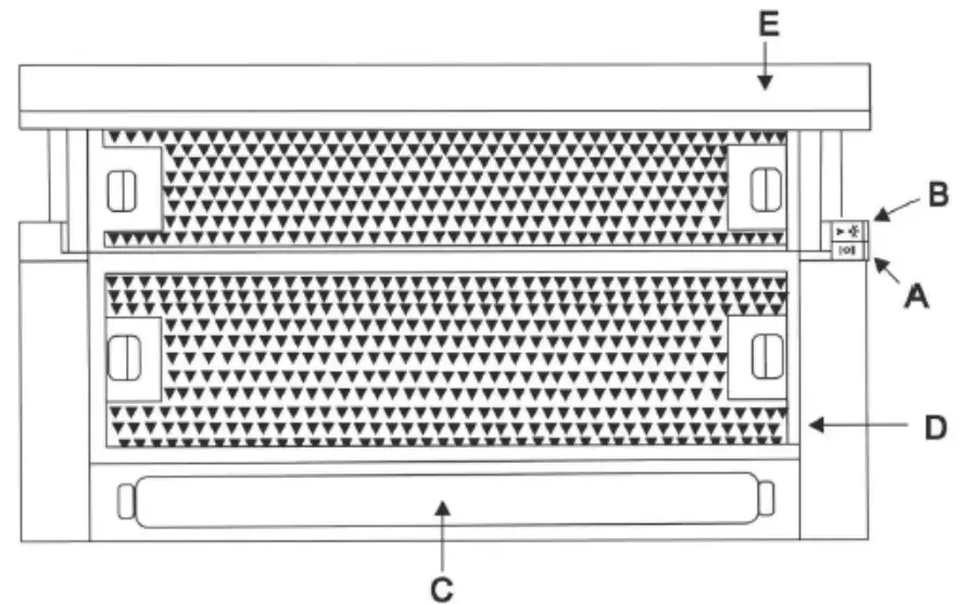 kleenmaid RHSO91 Slide Out Rangehood 90cm - FIG9