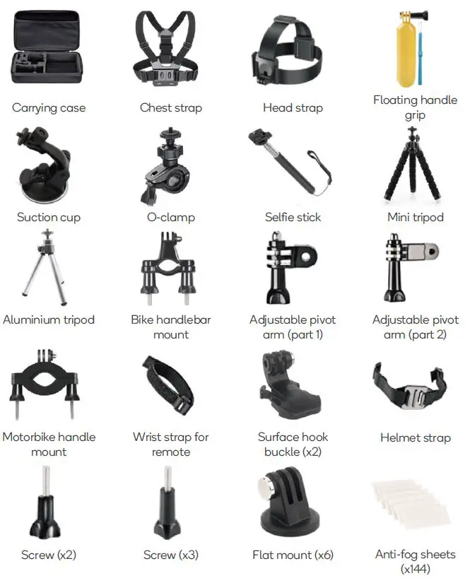 kogan-KAGP216KITA-Action-Camera-GoPro-Compatible-Accessory-Kit-fig-1