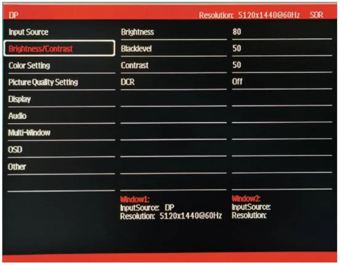 Using the OSD Menu