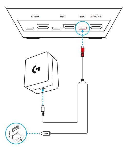 logitech A50 X Wireless Headset User Guide - For PC - CONNECTING TO PC