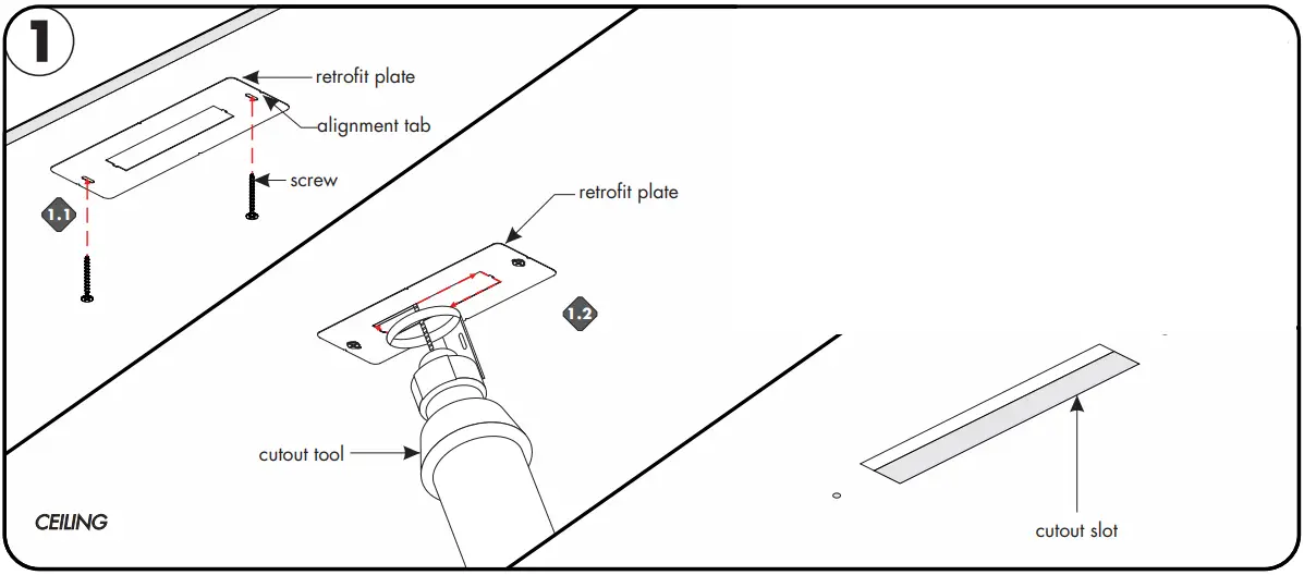 Retrofit Plate installation