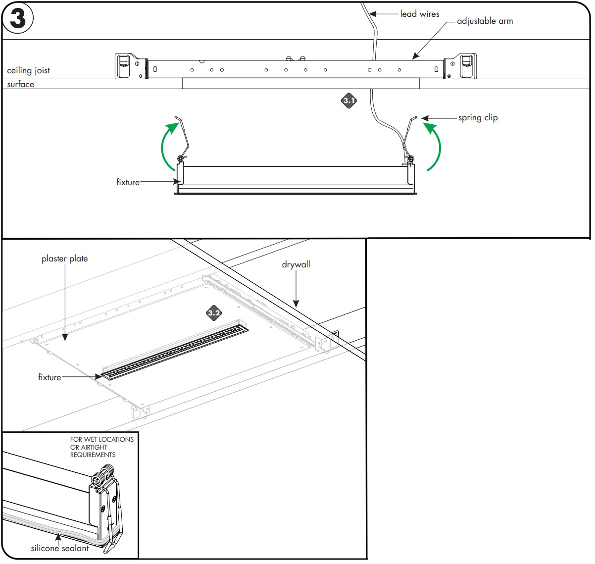 Plaster Frame Hanger Bar Plate Installation